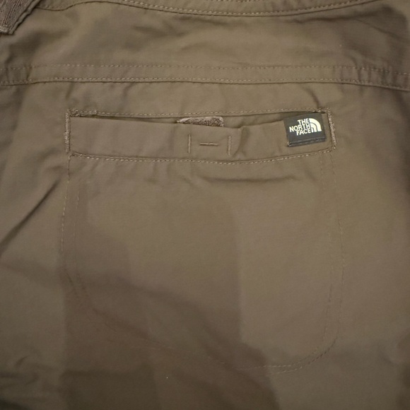 North Face Nylon Capri Hiking Pants Olive Green size 8 - Picture 8 of 8